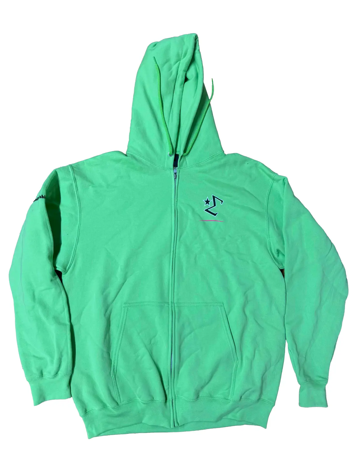 Total Finishing Green Zip-Up Hoodie 1
