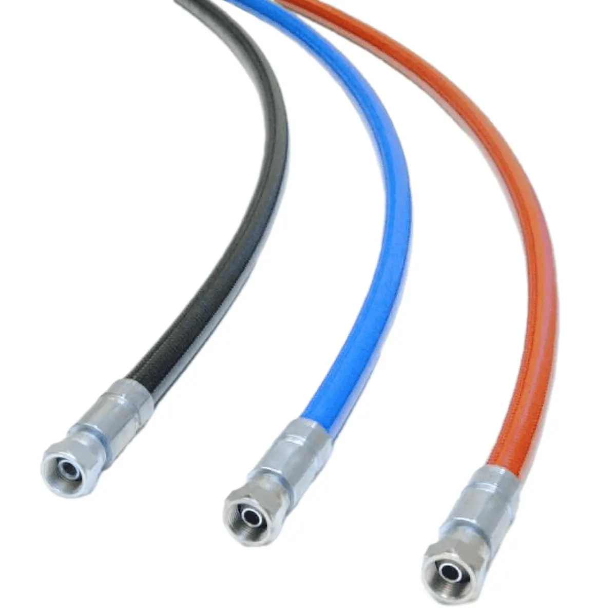 1/4” Airless Fluid Hose – Black (9750 Psi) - 50' - Fittings: 1/4" Females 1