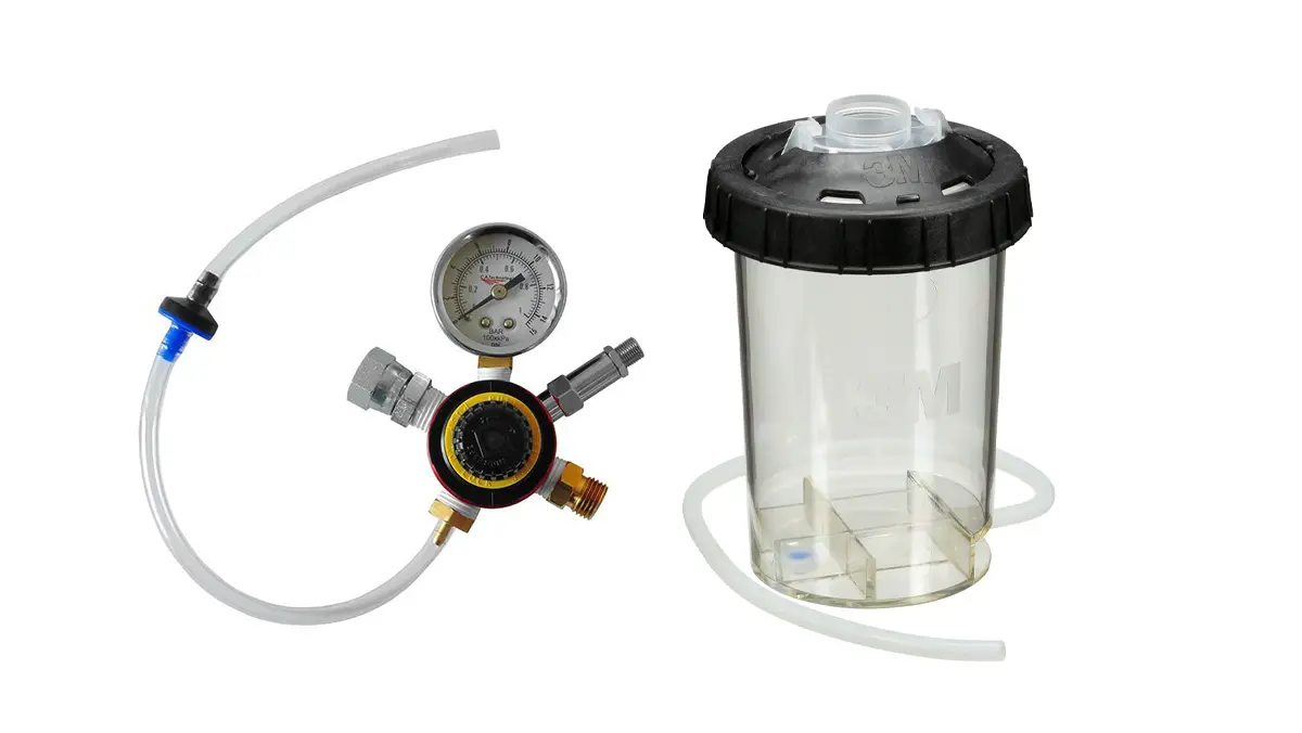 3M Pps 2.0 H/O Pressurized Cup With By-Pass Regulator & Gauge 1