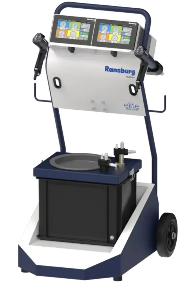 Ransburg M5+ Manual Powder Application Cart with Dual-Gun System - Image 2