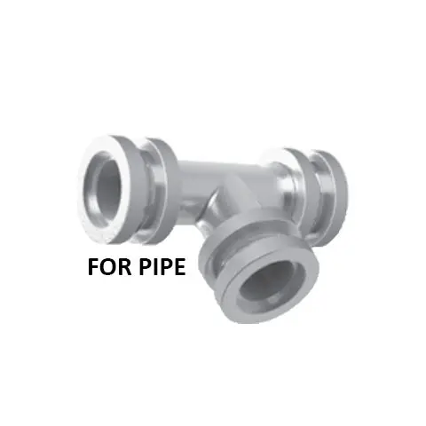 Hosco Stainless Steel Fittings And Adaptors, Prefis™ Connectors For Pipe, Union Tee 1
