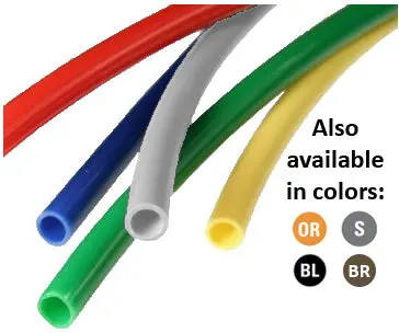 Hosco .157" Id X .040" Wall, Nylon Tubing - Nha-6X4 (Various Color Options) 1
