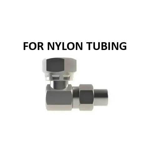 Hosco Hose And Tubing Connectors, No Spring Guard Elbow, For Nylon Tubing (Various Size Options) 1