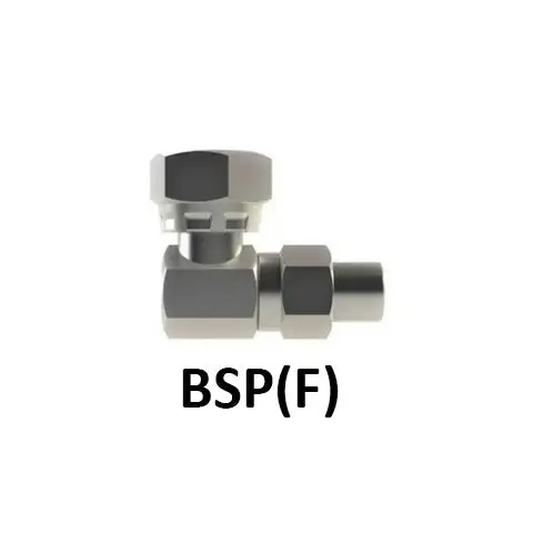 Hosco Hose And Tubing Connectors, No Spring Guard Elbow, Bsp(F) (Various Size Options) 1