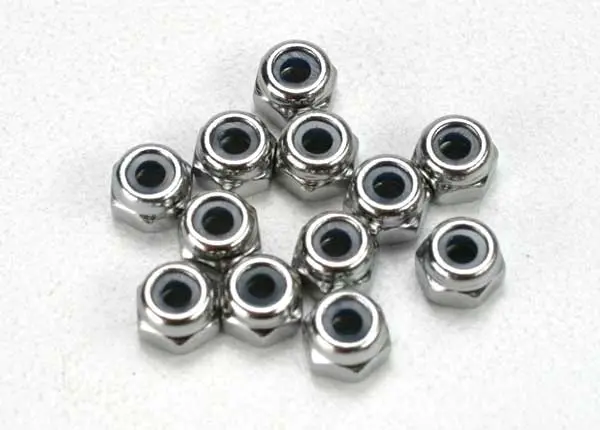 2.5 Mm Nylon Lock Nuts (12) 1