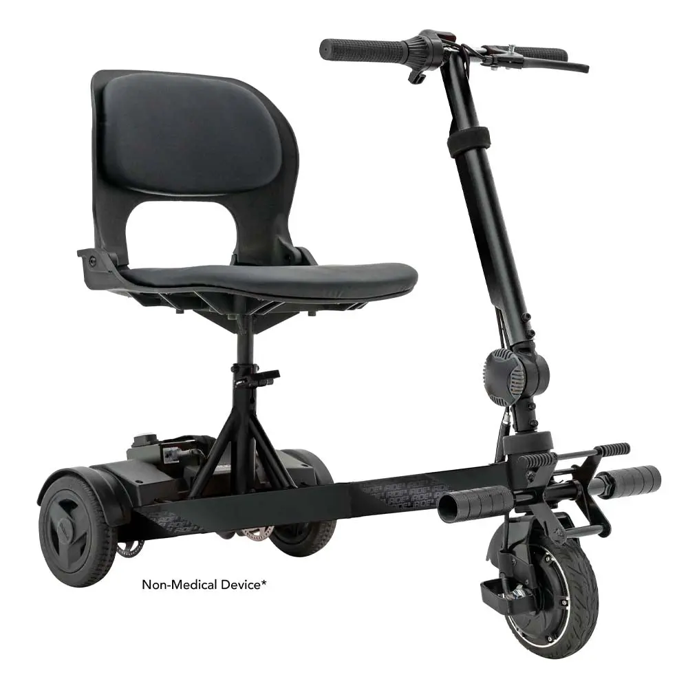 Pride Mobility Iride 2 S25 3-Wheel Folding Mobility Scooter | Airline Safe Lithium Ion Battery | Up To 12 Mile Range 1