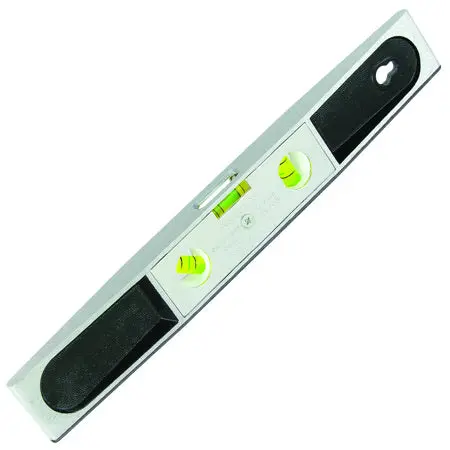 9” Aluminum Magnetic Torpedo Level (3 Vials) 1