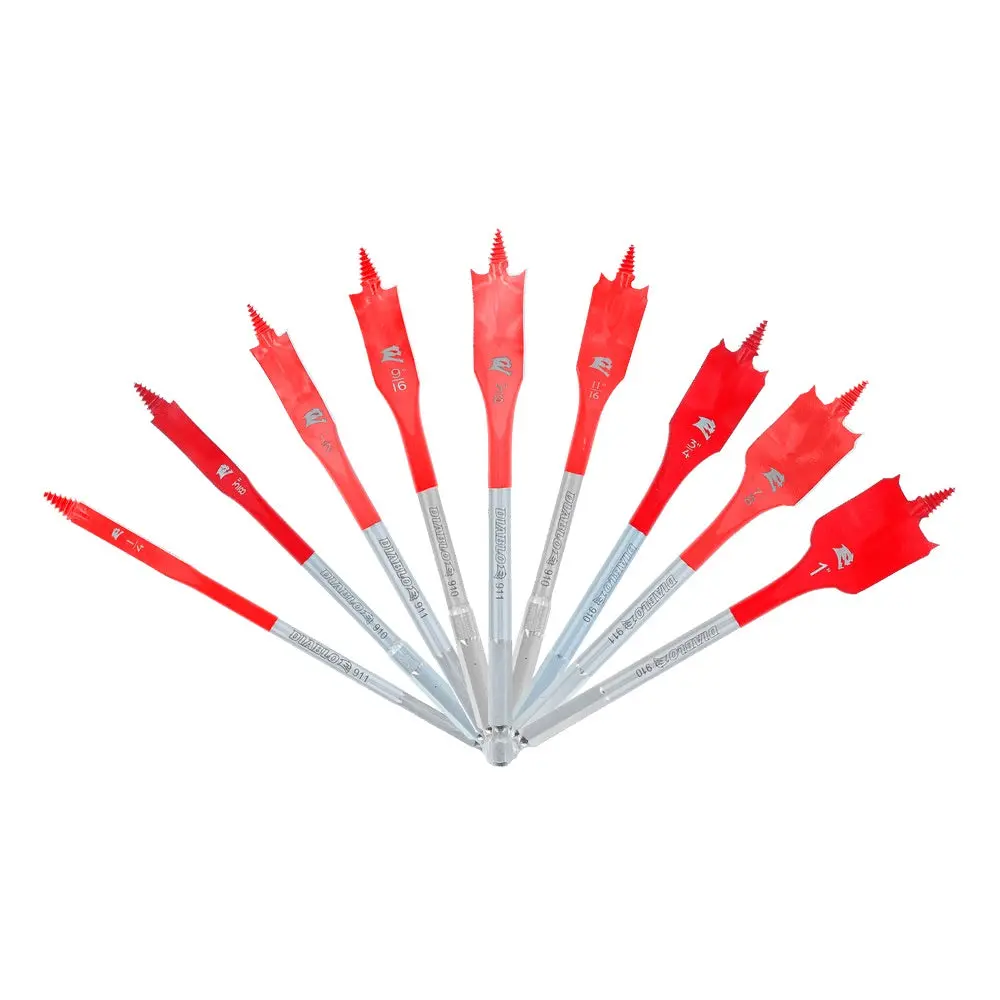 Diablo Speedemon 9Pc Spade Bit Set 1