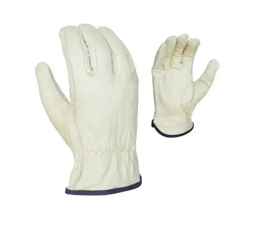 Task Gloves Ib1240p Economy Leather Drivers-Keystone Thumb 1