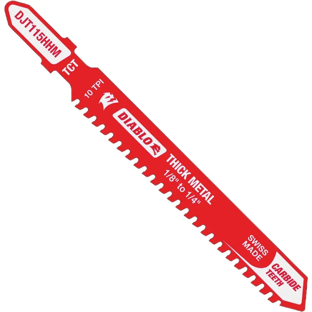 Diablo T-Shank 3-3/5 In.10 Tpi Carbide Jig Saw Blade For Thick Metal 1