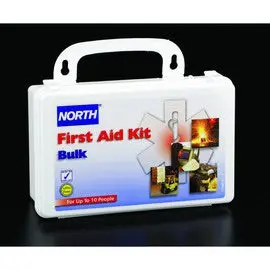 Honeywell North® White Plastic Portable/Wall Mount 10 Person Bulk First Aid Kit 1
