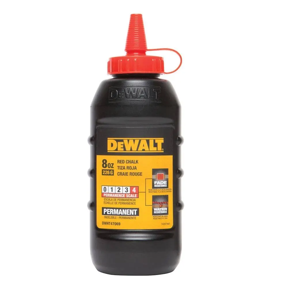 8Oz Red Chalk Permanent 1