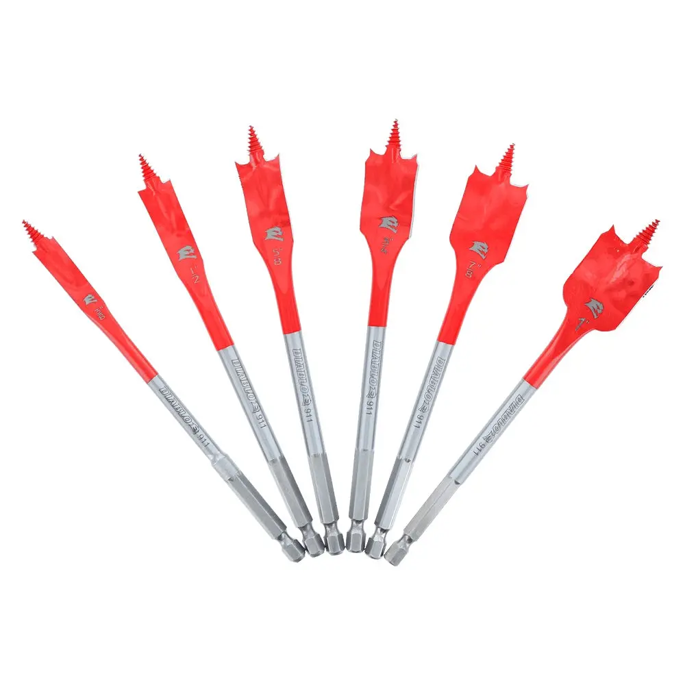 Diablo Speedemon 6Pc Spade Bit Set 1