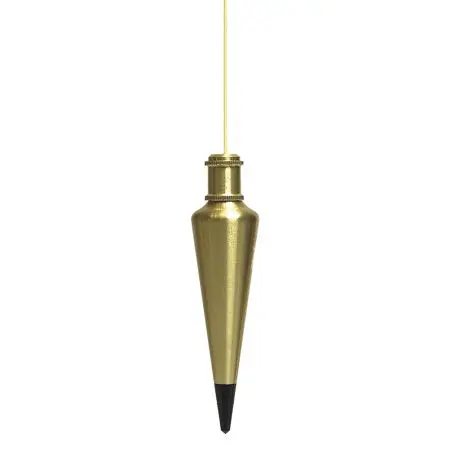 12 Oz. Professional Brass Engineer Plumb Bob 1