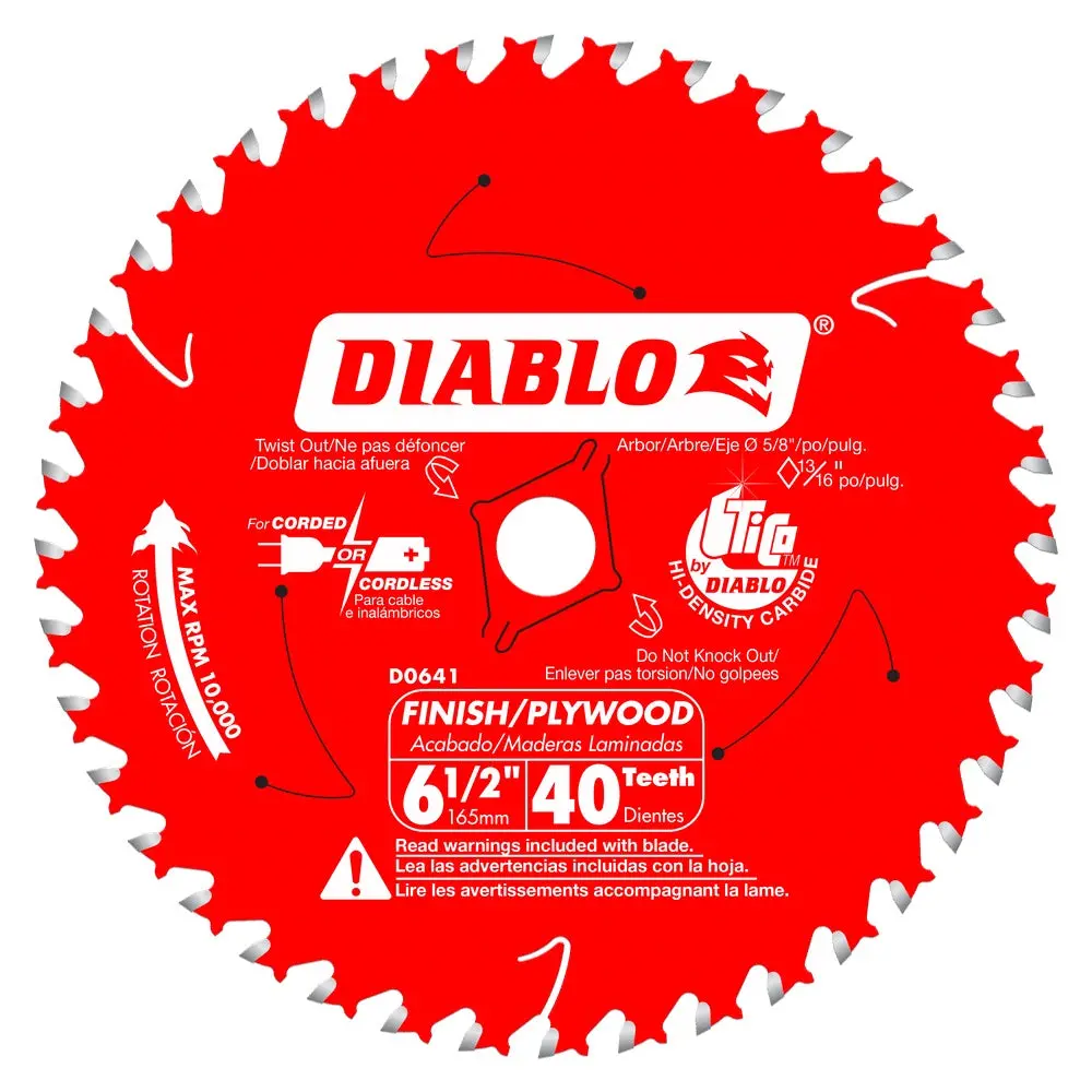 6 1/2 Finish Saw Blade 1