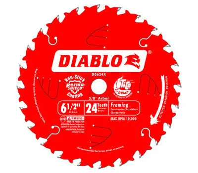 Diablo Saw Blade Framing 6 1/2” X 24 1