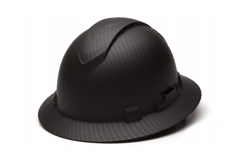 Pyramex Ridgeline Graphite Pattern Full Brim Hard Hat 1