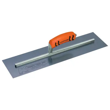 Kraft 14" X 3" Blue Steel Cement Trowel With Proform® Handle 1