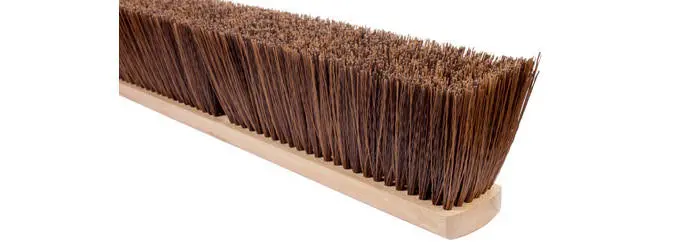 Magnolia Brush Polypalm Brown Plastic Garage Broom With B-60 Handle 1