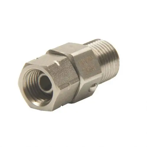Industrial Gun Swivel - 1/4" Nps (M) X 1/4" Npsm (F) 1