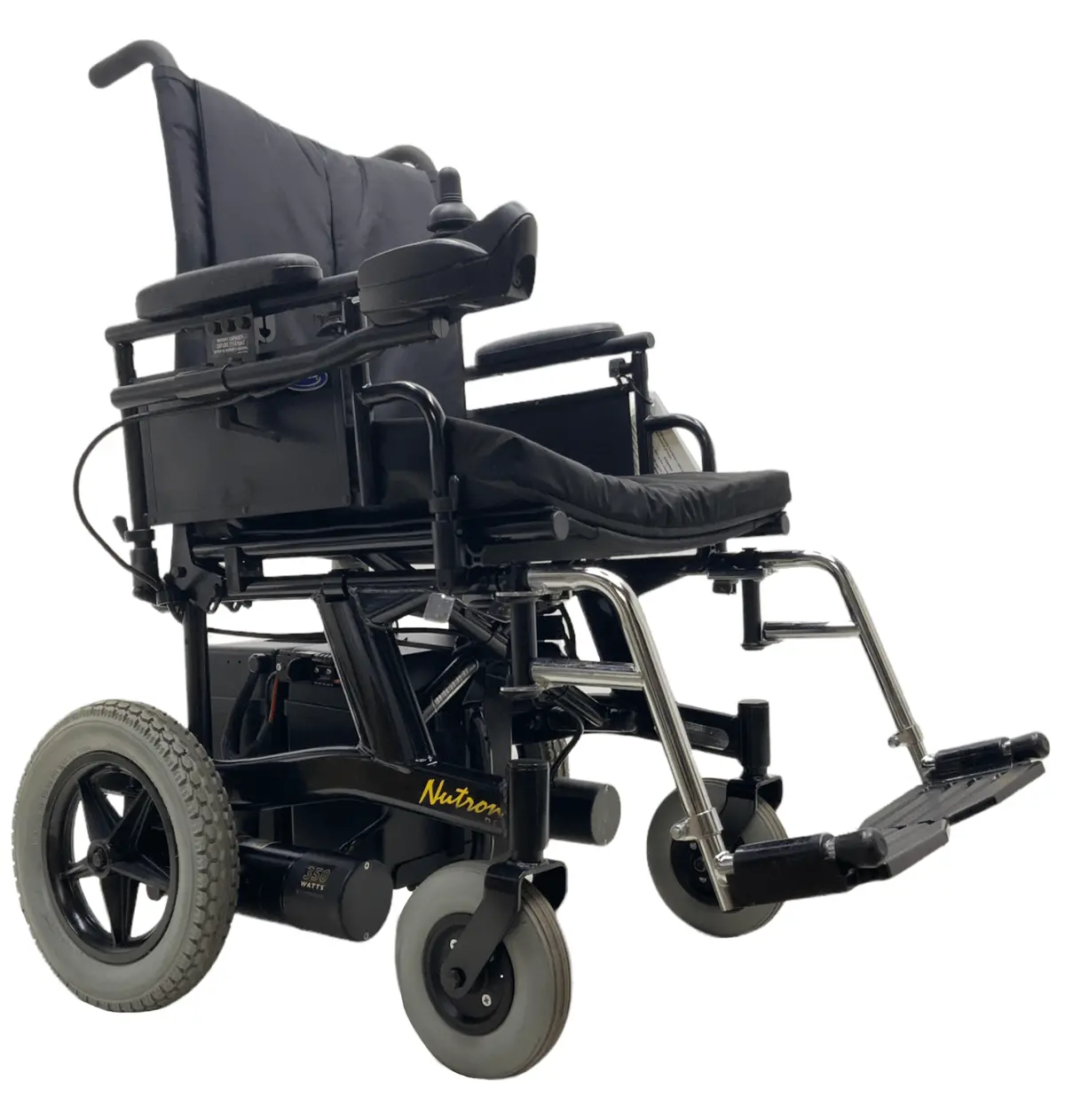 Invacare Nutron R51 Folding Power Wheelchair | 20 X 17 Seat | Anti-Tip Wheels 1