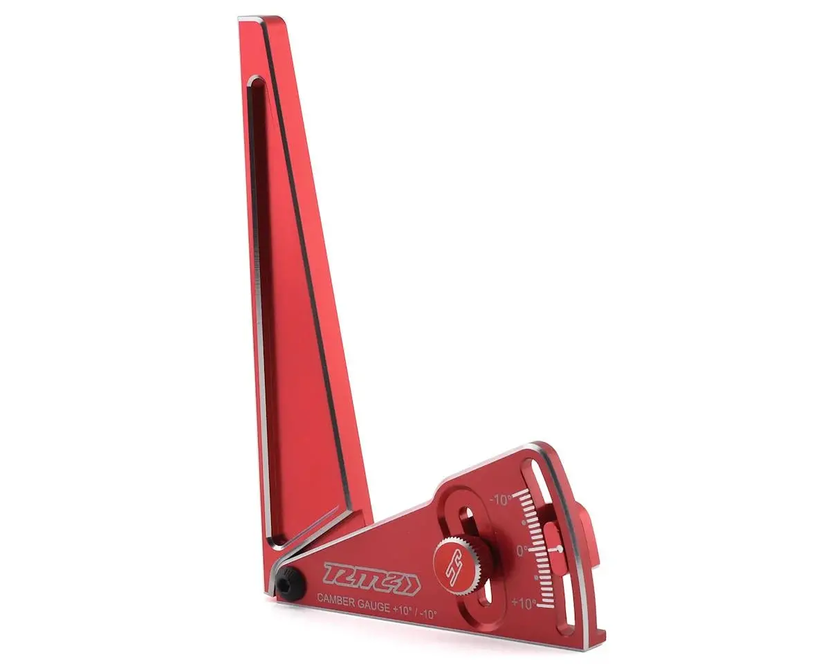 Aluminum Rm2 1/8 Camber Gauge (120Mm) (Red) 1