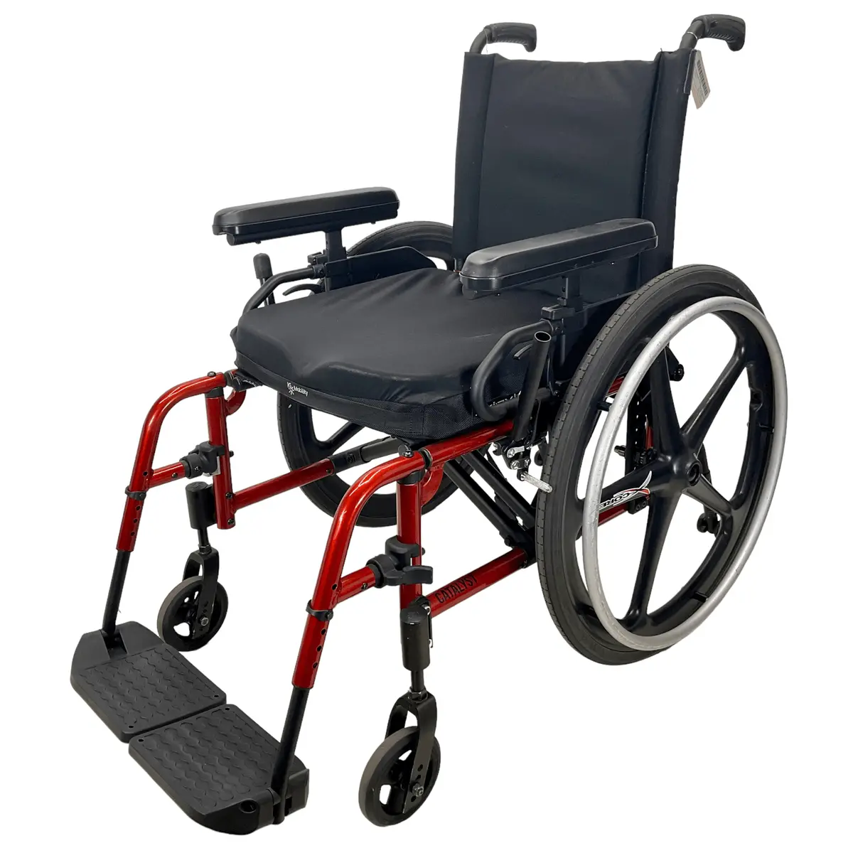 Ki Mobility Catalyst 5 Folding Manual Wheelchair | 18 X 19 Seat | Like New! 1