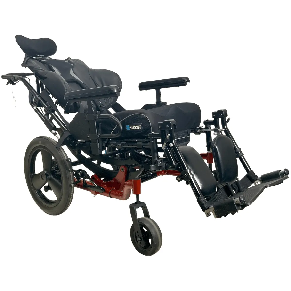 Ki Mobility Focus Cr Tilt-In-Space Manual Wheelchair | 17 X 17 Seat | Reclining Backrest, Transit Kit 1