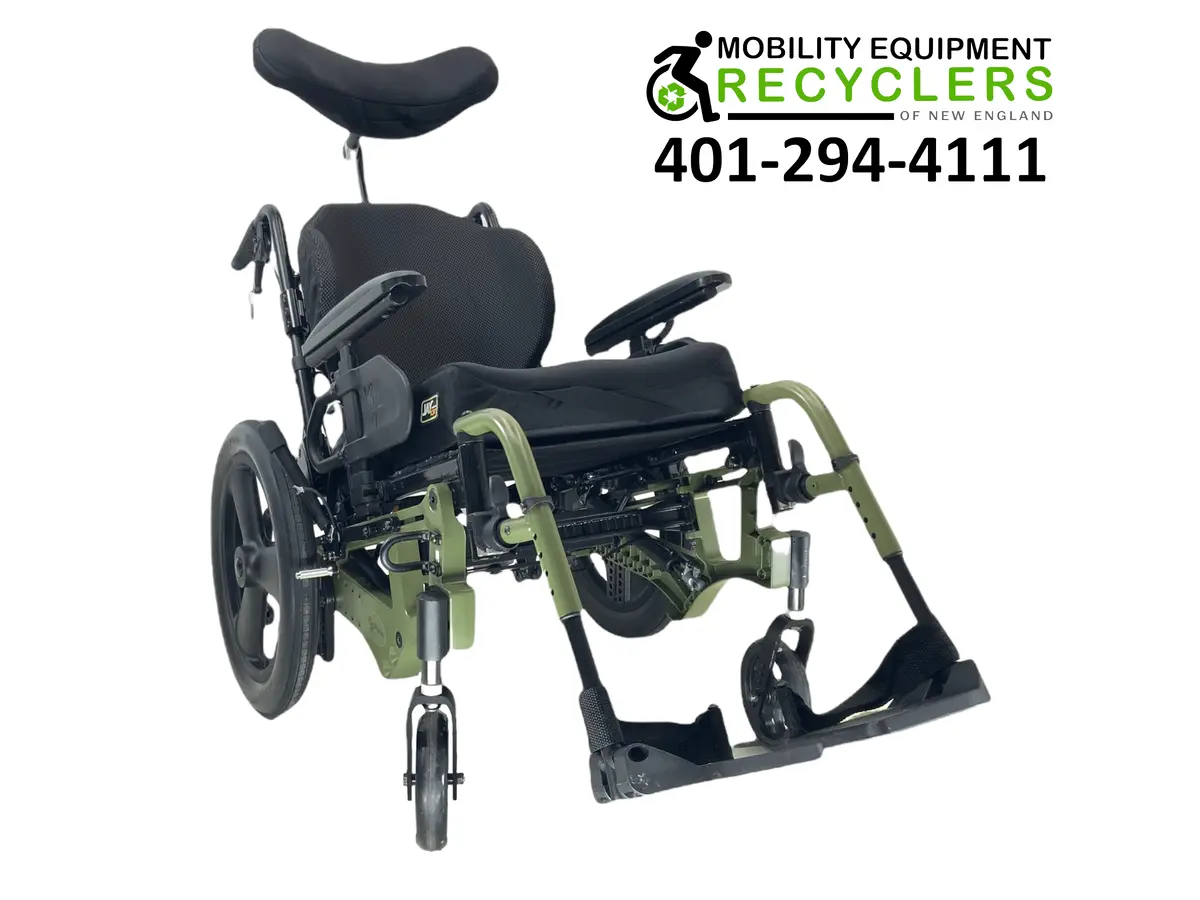 Ki Mobility Liberty Ft Tilt In Space Tilt-In-Space Manual Wheelchair |  Transit Kit, Height Adjustable Armrest, Contoured Backrest 1