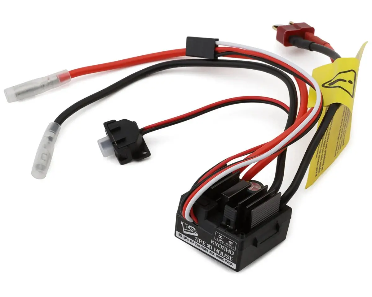 Kyosho Speed House Ka040-71W Wp 40A Brushed Esc W/T-Style Connector 1