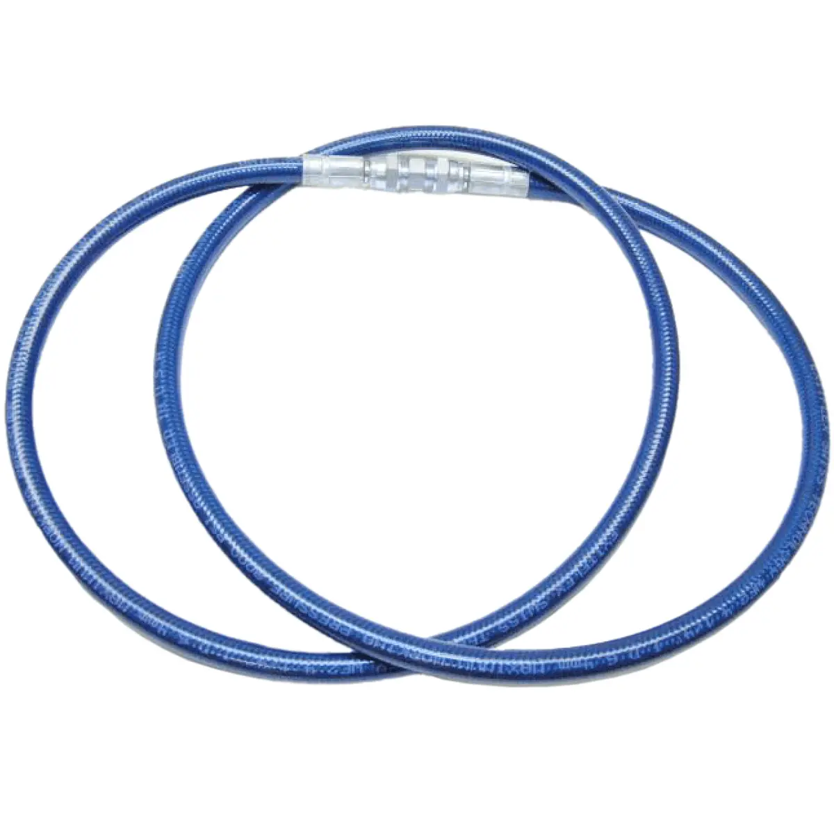 1/4” Airless Fluid Hose – Translucent Blue (8000 Psi) - 50' - Fittings: 1/4" Females 1