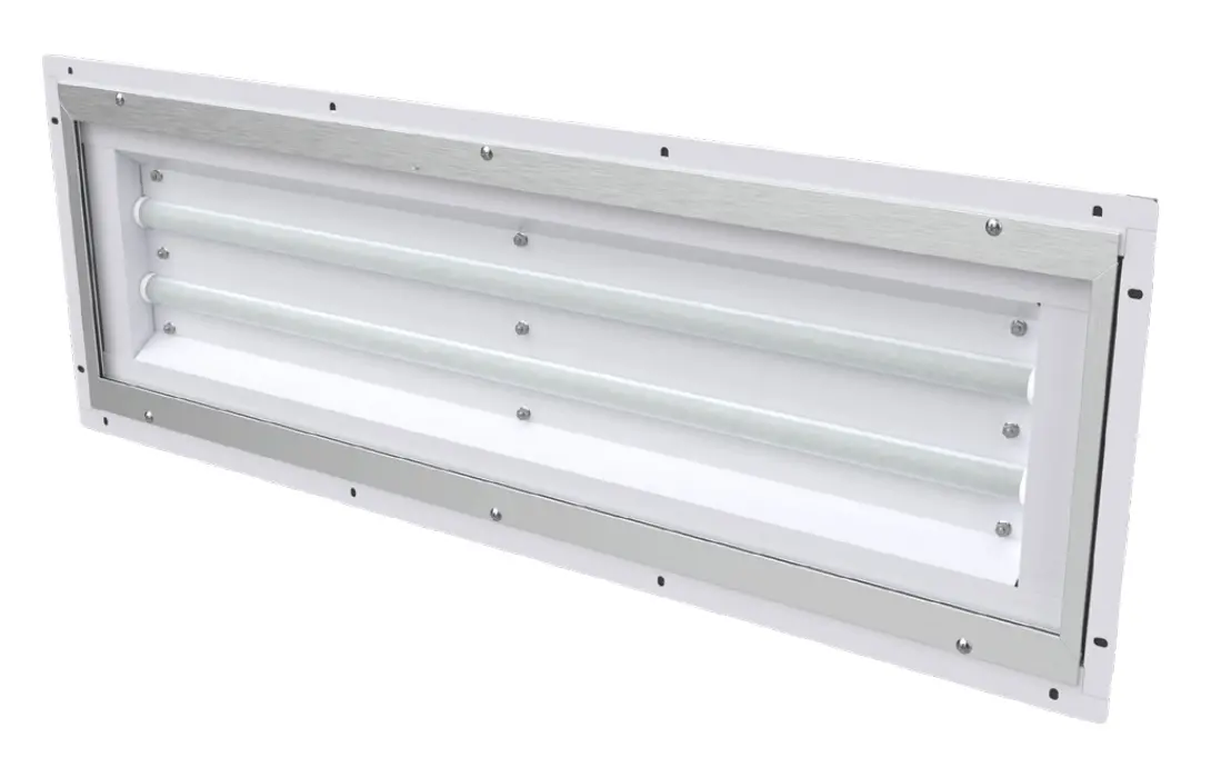 Ldpi Industrial Lighting Series Le485e Class I, Division 2, Recess Mount Led Booth Fixture 1