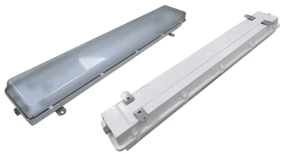 Ldpi Industrial Lighting Series Lenm Class I Divison 2 Fixture - 2 Row Led Modules, 4Ft. Length 1