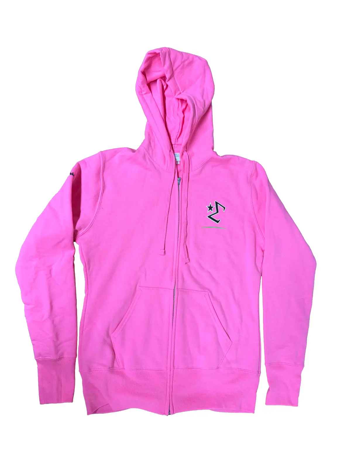 Total Finishing Light Pink Ladies Zip-Up Hoodie 1