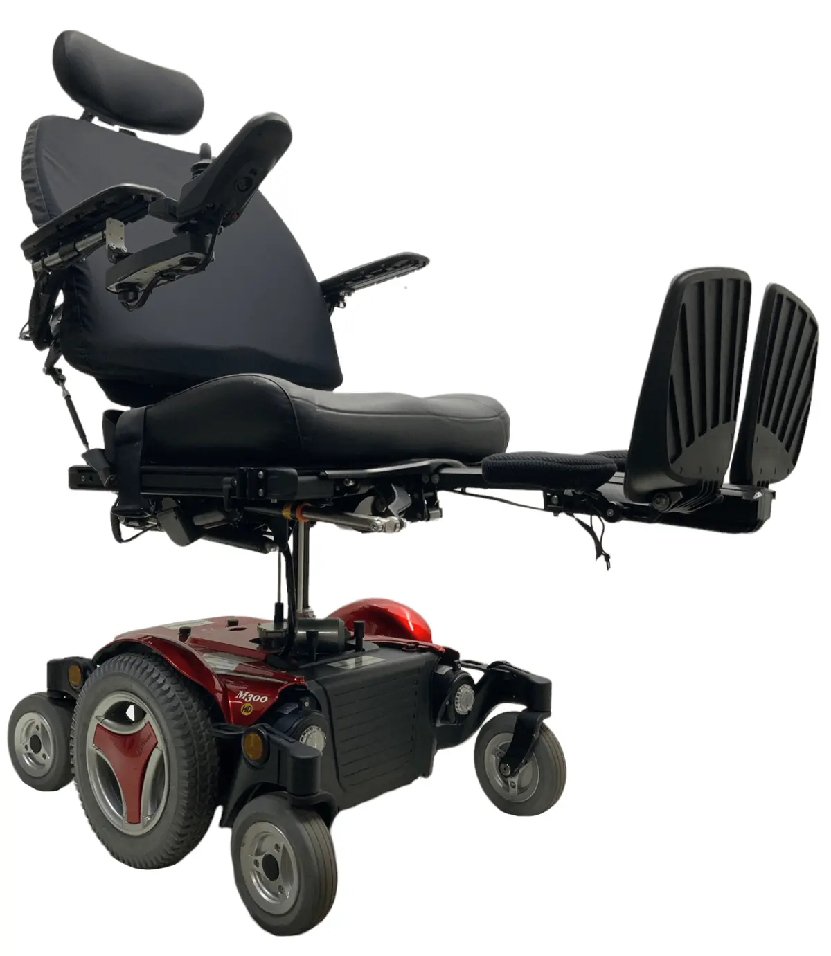 Like-New Permobil M300 Hd Bariatric Rehab Power Wheelchair | Seat Elevate, Tilt, Recline, Power Legs | 450Lbs. Weight Capacity 1