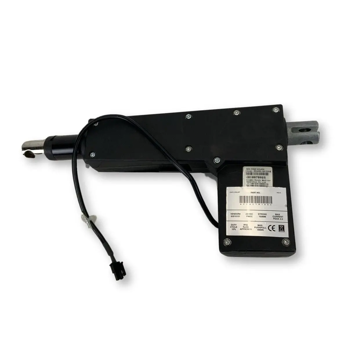 Linear Recline Actuator For Pride Mobility Quantum Q6 Edge, 6000Z, & More Trubalance 2 Electric Wheelchairs | Accactr1053 1