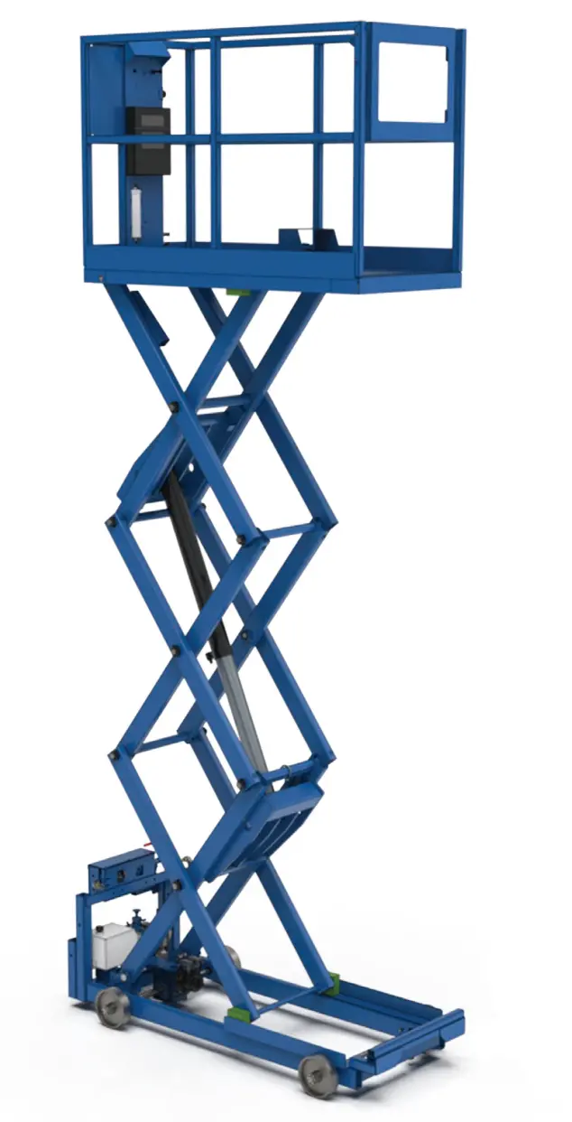 Lpi Lift Systems Rail Guided Scissor Platform Lift Lpst 1