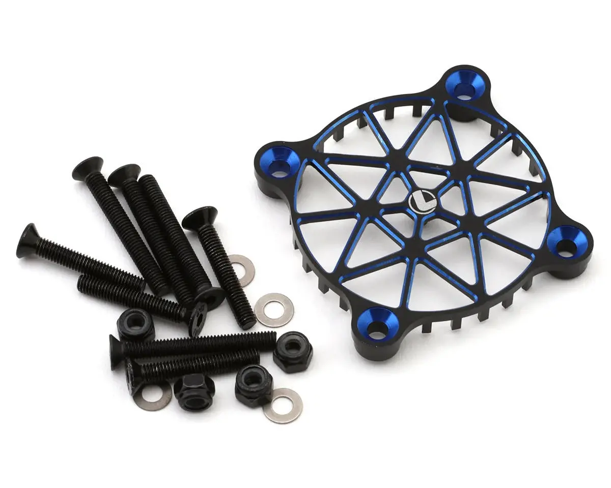 Lrp Worksteam Aluminum Fan Safety Mesh V2 (Blue) (40Mm Fan) 1