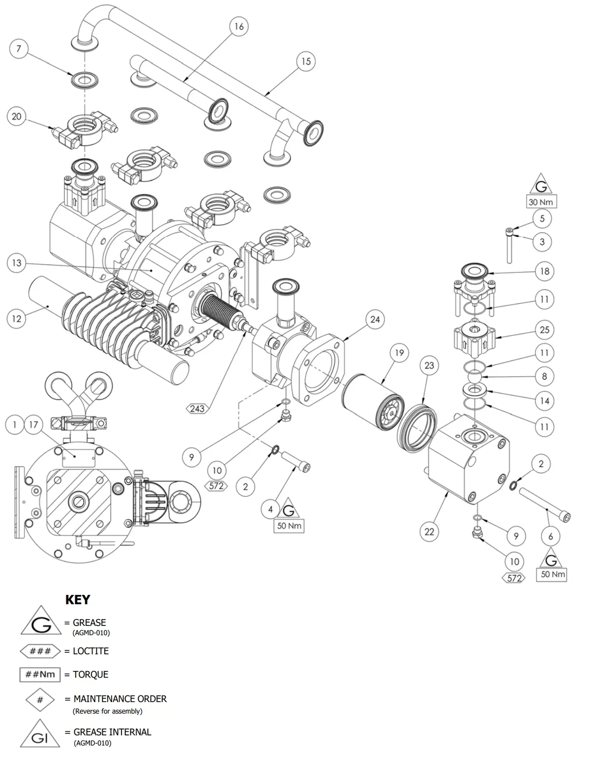 Binks Maple Pump Piston Seal 1