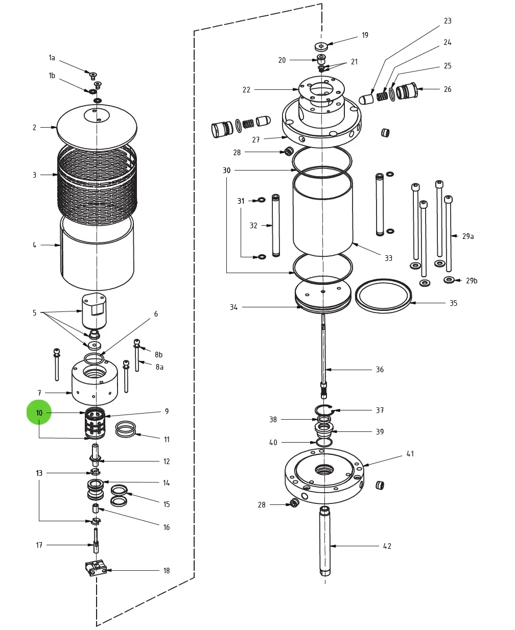O-Ring #10; Medusa™ Pump 1