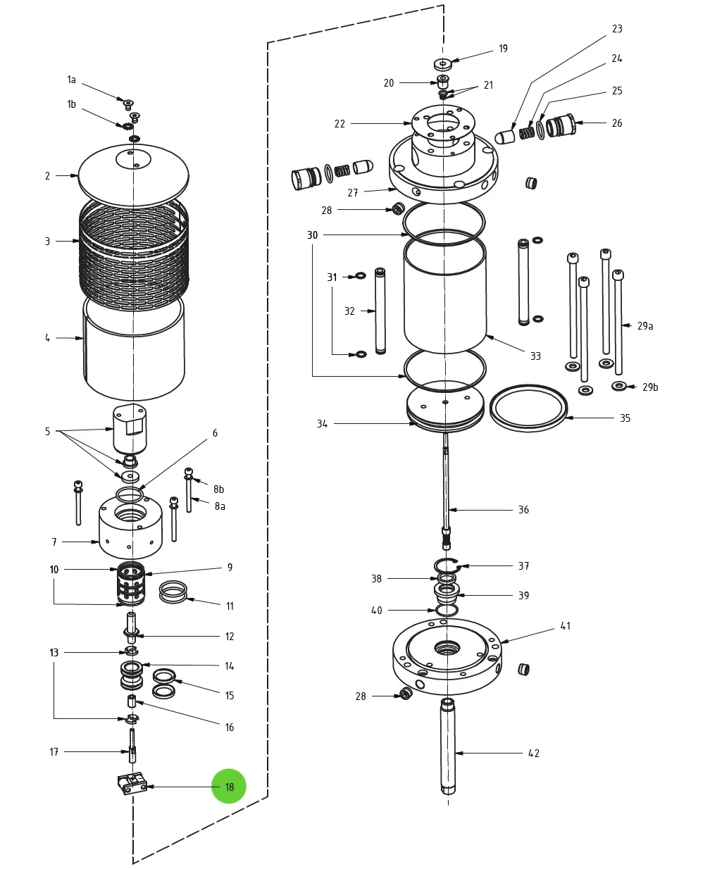 Pilot Valve Block #18; Medusa™ Pump 1