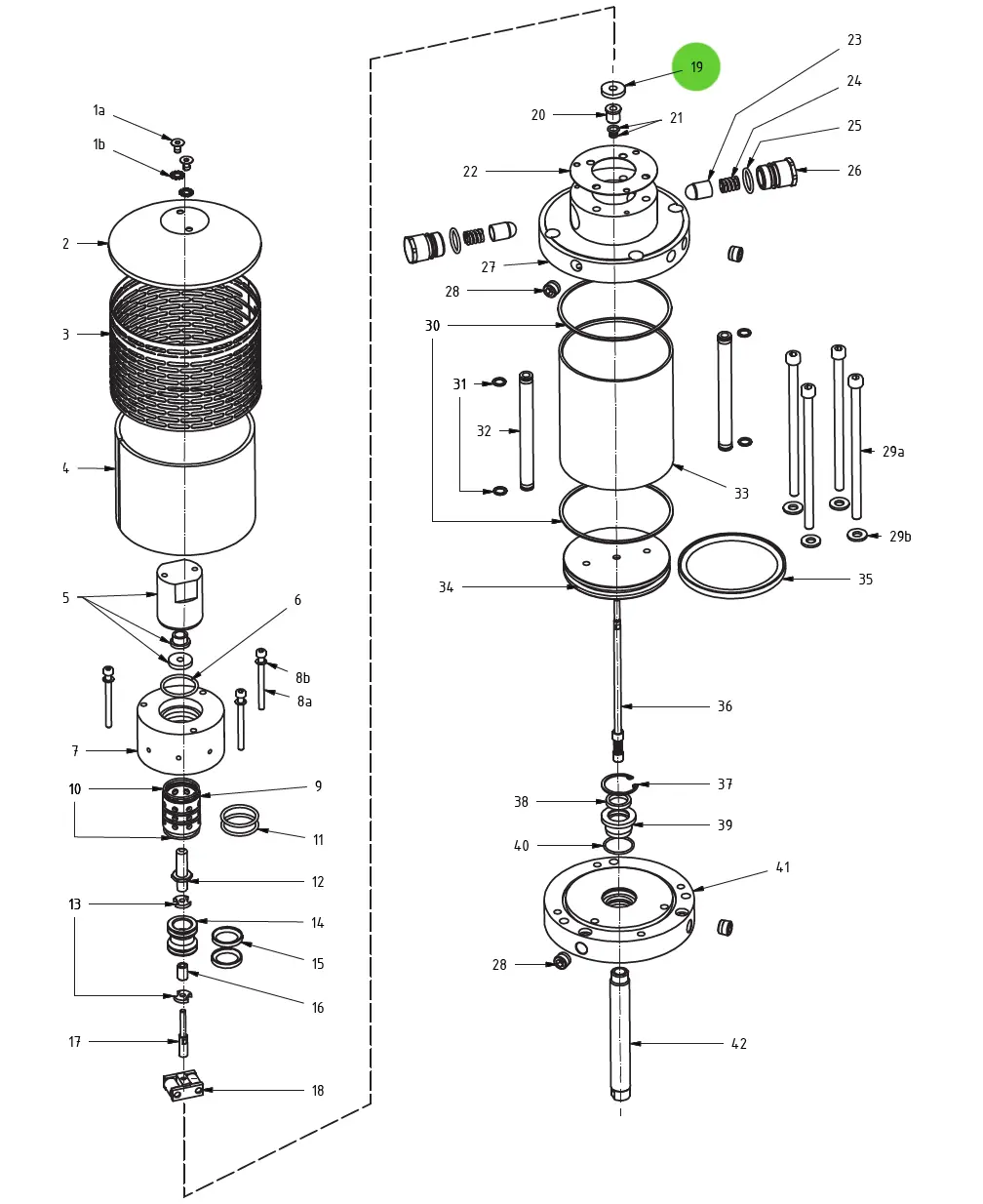 Lower Buffer #19; Medusa™ Pump 1