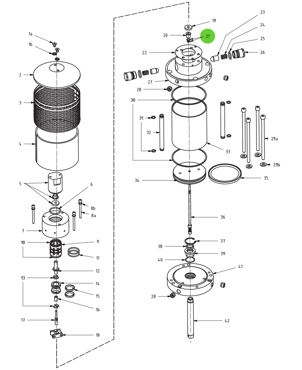 Sealing Gasket #21; Medusa™ Pump 1