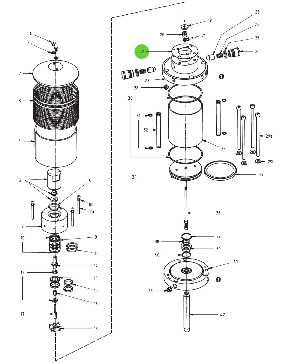 Gasket #22; Medusa™ Pump 1