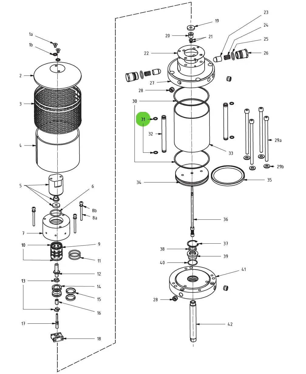 O-Ring #31; Medusa™ Pump 1