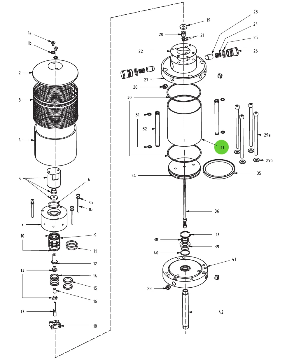 Air Cylinder #33; Medusa™ Pump 1