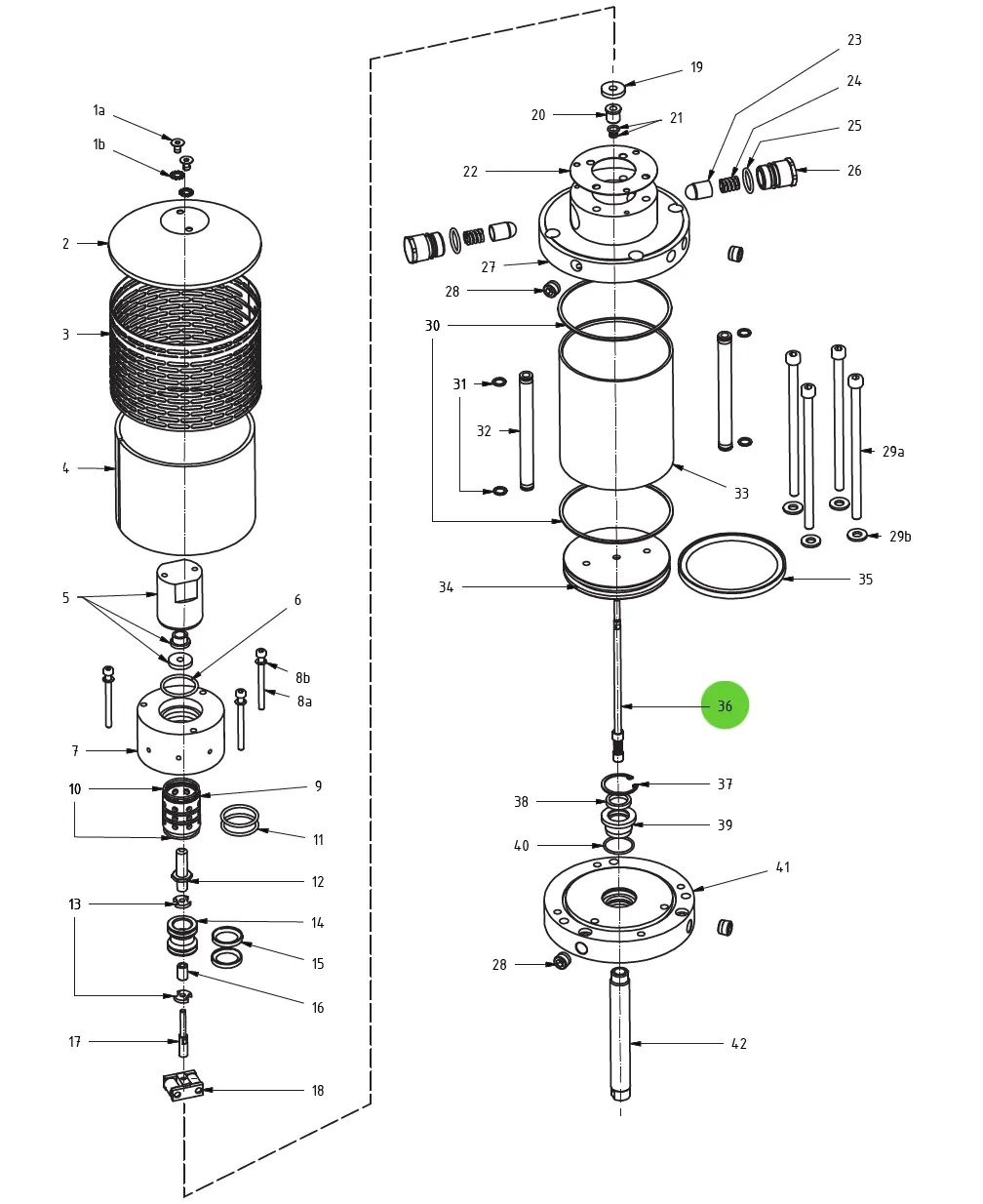 Pilot Valve Rod #36; Medusa™ Pump 1