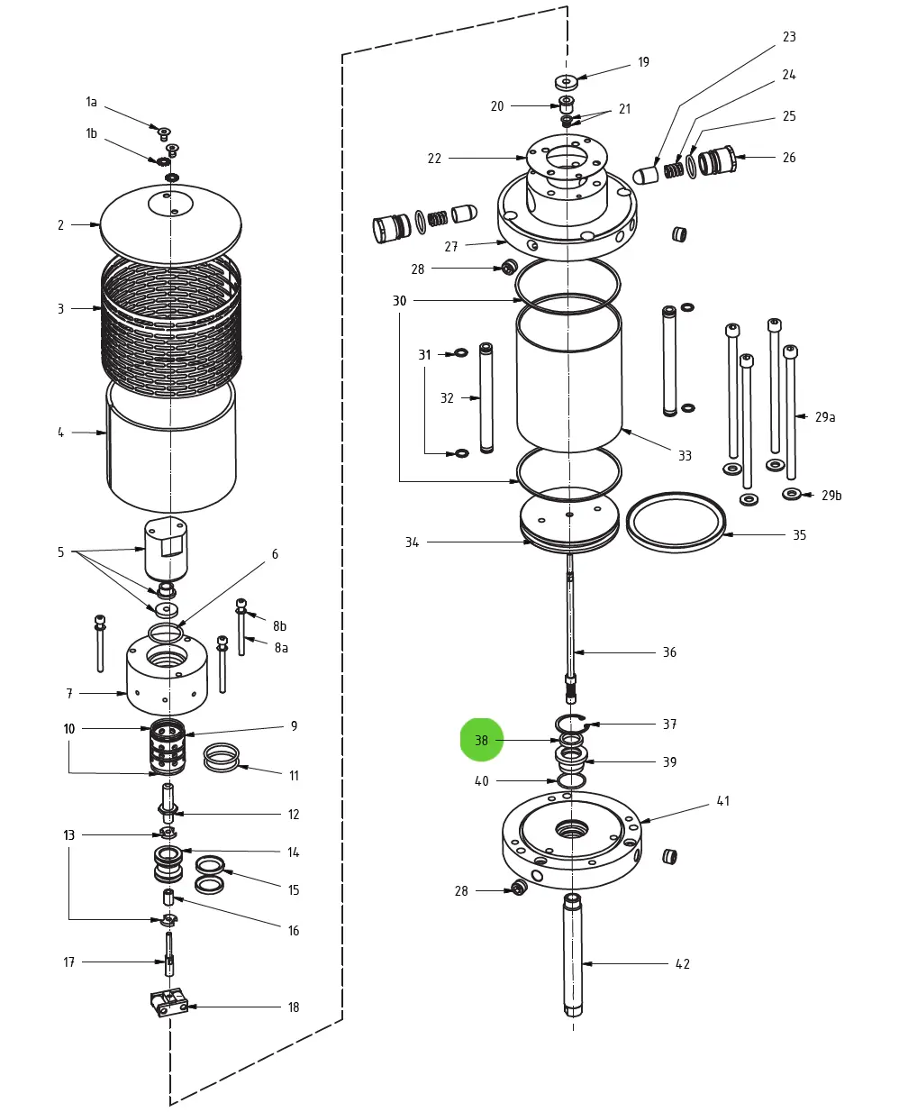 Seat Seal #38; Medusa™ Pump 1