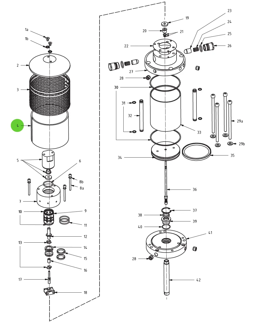 Porous Baffle #4; Medusa™ Pump 1
