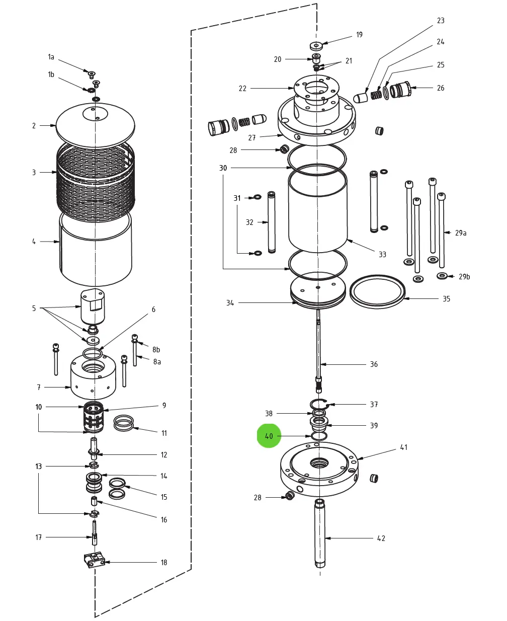 O-Ring #40; Medusa™ Pump 1